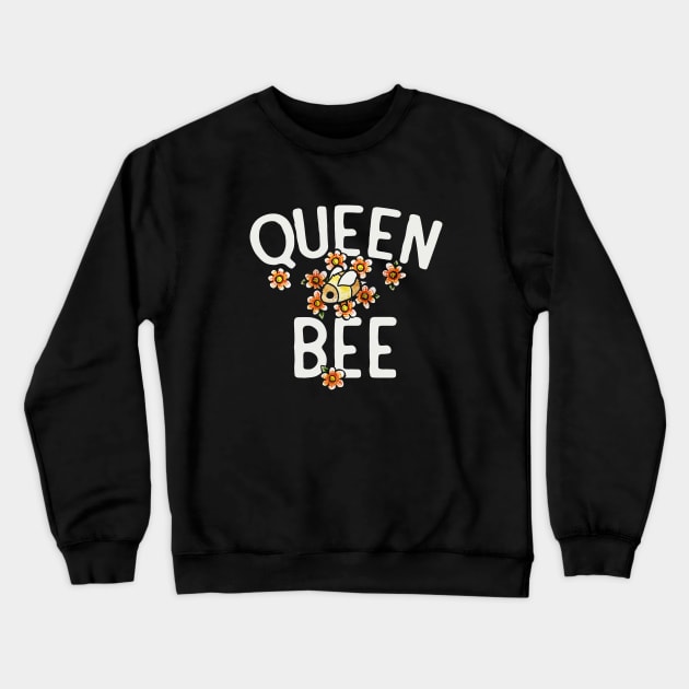 Queen Bee Crewneck Sweatshirt by bubbsnugg